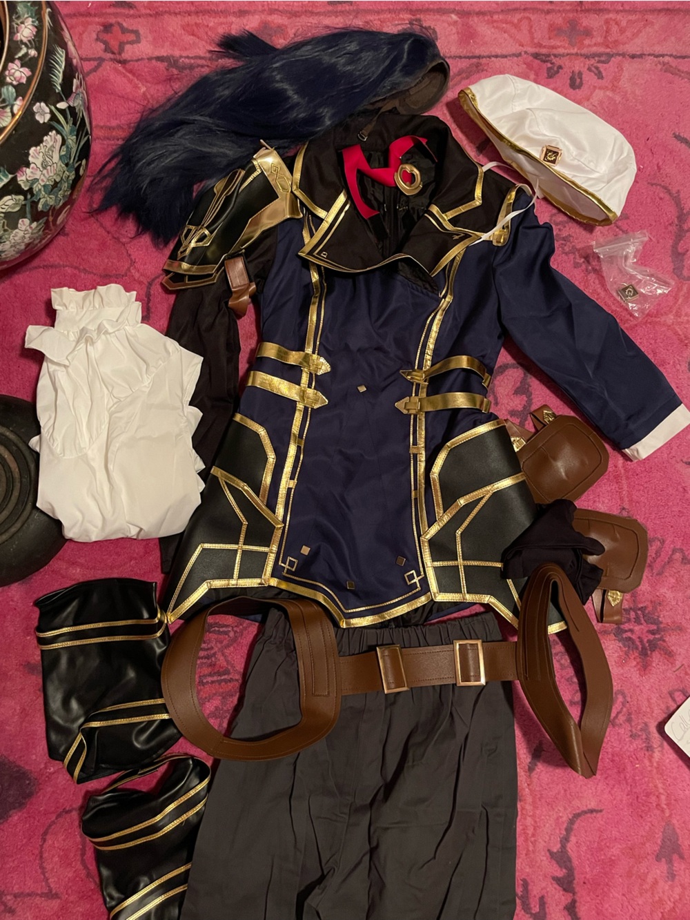 Uwowo brand Arcane Caitlin Cosplay season 2 with lacefront wig